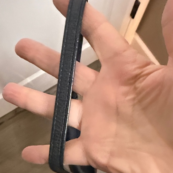 Michael Kors Sleek Leather Black Crossbody Bag - Picture 10 of 12